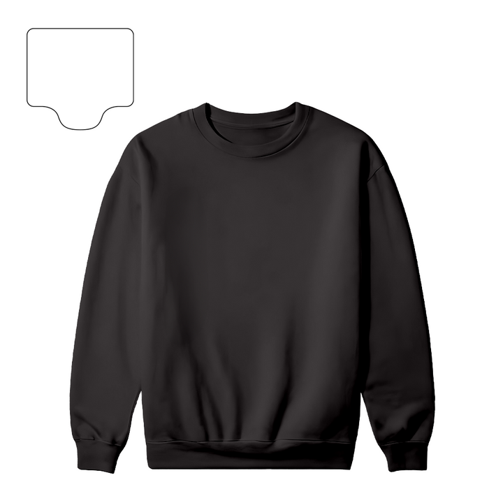 Embossed Crewneck Sweater