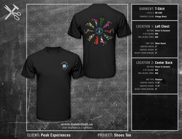 Peak Experiences Shoes Tee