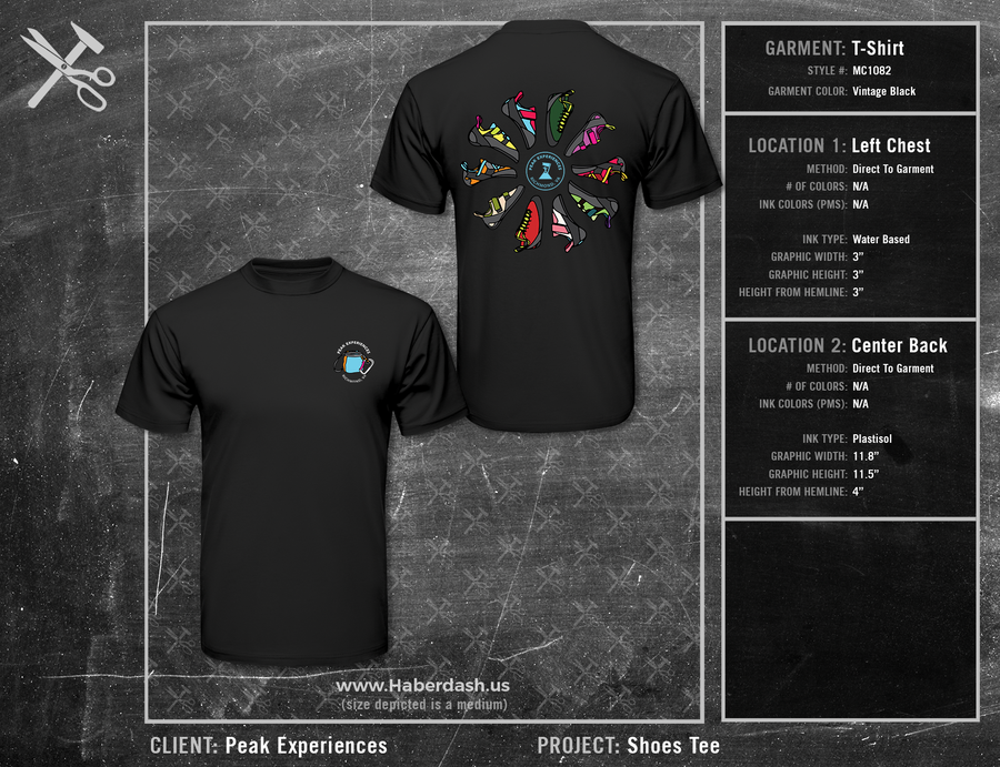 Peak Experiences Shoes Tee