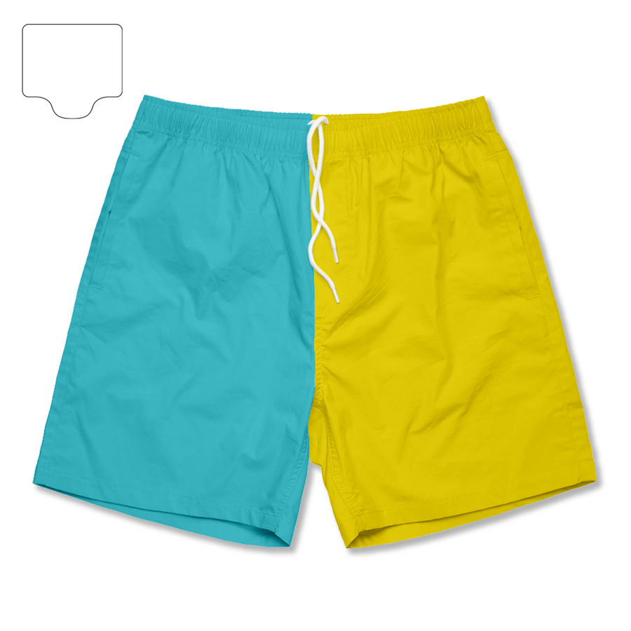 ColorBlock Beach Shorts