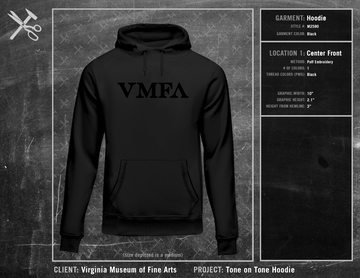 Virginia Museum of Fine Arts Tone on Tone Hoodie