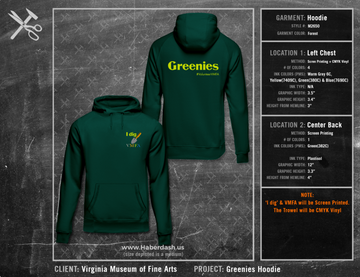 Virginia Museum of Fine Arts Greenies Heavyweight Hoodie