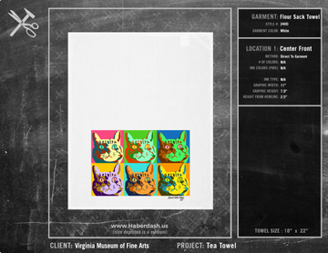 Virginia Museum of Fine Arts Tea Towel