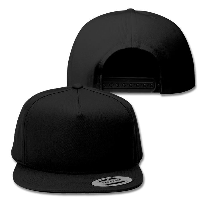 Custom Black Snapback Hat