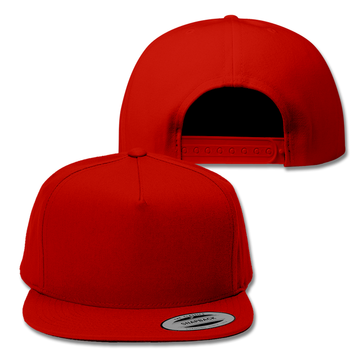 Custom Red Snapback Hat