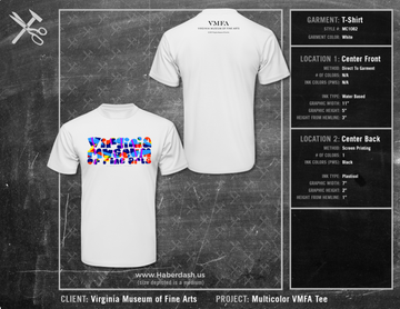 Virginia Museum of Fine Arts MultiColor VMFA Tee